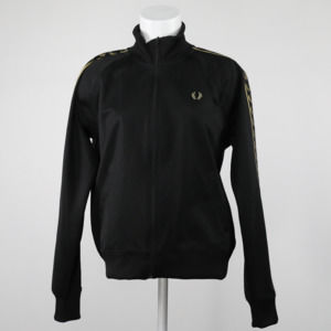 Fred Perry Women's Active Long Sleeve Shirt Size:14 Black